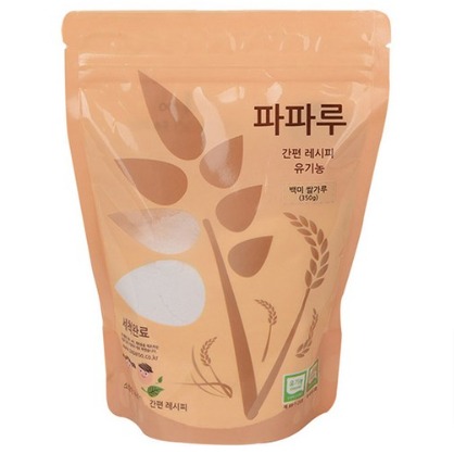 파파루 간편레시피 유기농 이유식 쌀 백미 초기 350g