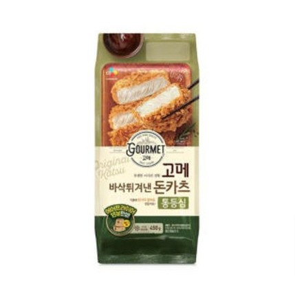 CJ제일제당 고메 바삭튀겨낸 통등심돈카츠 450g, 3개