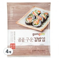 곰곰 구운 김밥김, 20g, 4개