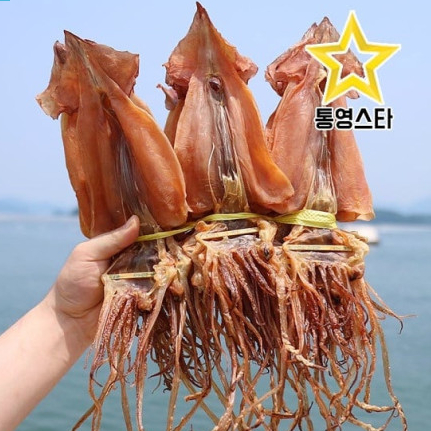 통영스타/ 쫄쫄이오징어 마른 배 건오징어 파지 파품 반건조 피데기 [원산지:국산(강원도 동해시) 등]