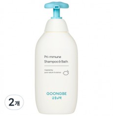 궁중비책 프리뮨 유아용 샴푸 앤 바스, 350ml, 2개