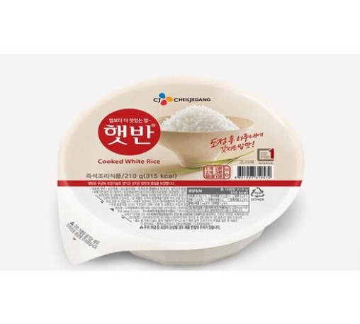 햇반 백미밥 210g 중간공기, 210g, 15개