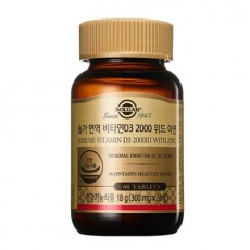 솔가 비타민D3 위드 아연 300mg, 60정
