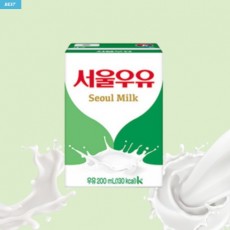 서울우유 멸균우유 흰우유 200ml 48팩