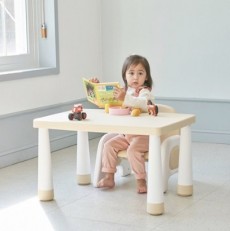 프렌디아 아기 유아 높이조절 책상 의자 세트 테이블 키즈 공부상 4컬러 1인용