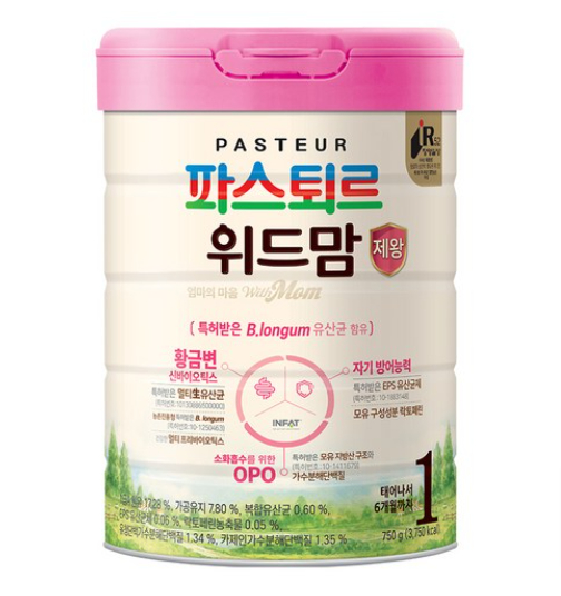 파스퇴르 위드맘 엄마의 마음 제왕 1단계, 750g, 1개